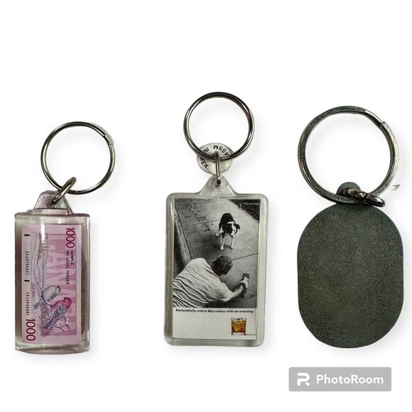 Set of 3 Canada Souvenir Plastic & Metal Keychains Niagara Falls Windsor Dollar - Picture 2 of 7